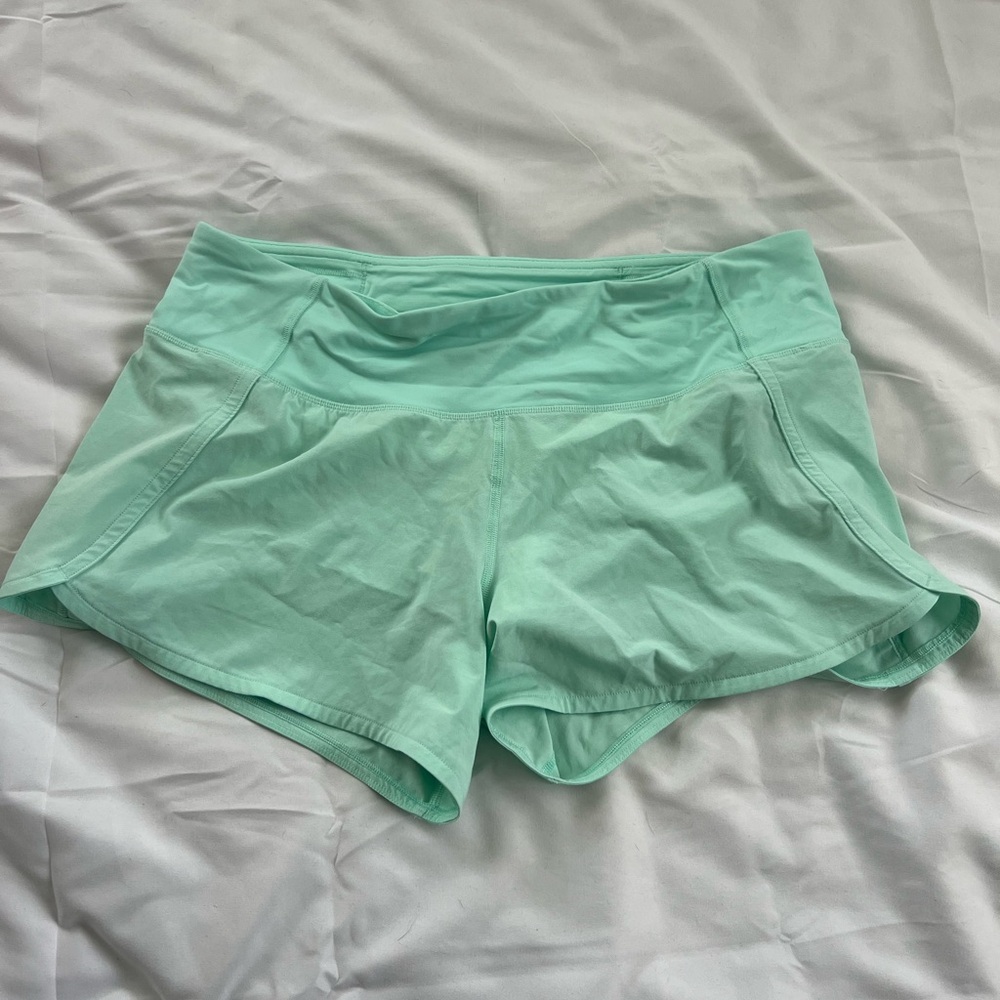 Lululemon Shorts Mint Green